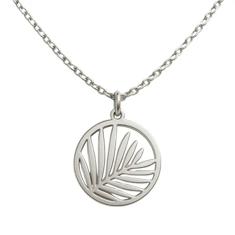 COLLIER ARECA - Argent