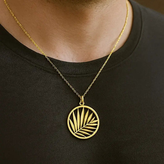 COLLIER ARECA - Or Jaune