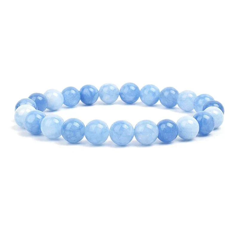 Bracelet ERA en pierre naturelle Aquamarine