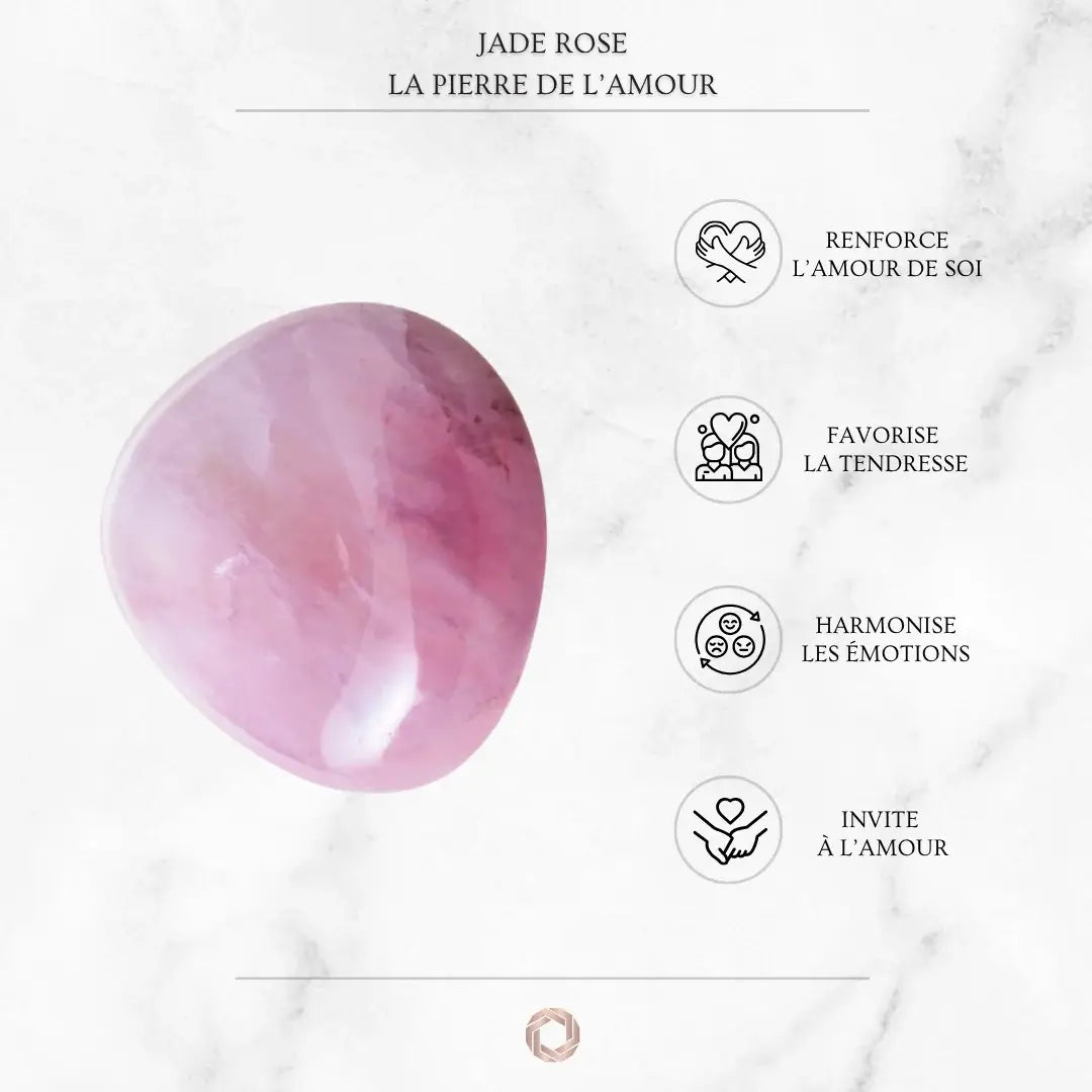 Bienfaits du jade rose – Amour de soi, tendresse, équilibre émotionnel | Antaluna