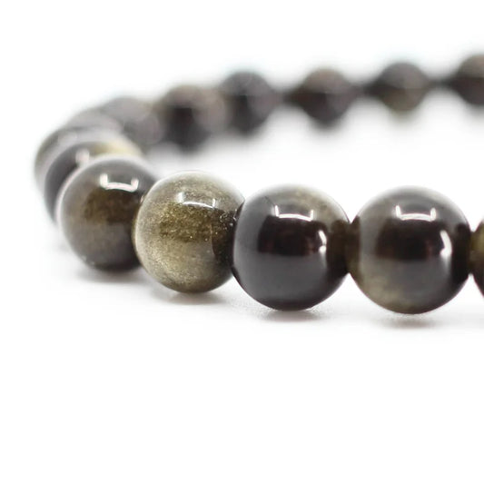 BRACELET ERA - Obsidienne Dorée