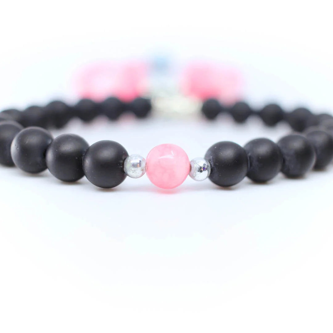 Bracelet Onyx AMORE – sobriété et protection naturelle pour lui