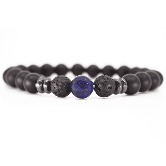 Bracelet en Lapis Lazuli – Pierre naturelle de sagesse, d’intuition et de communication.