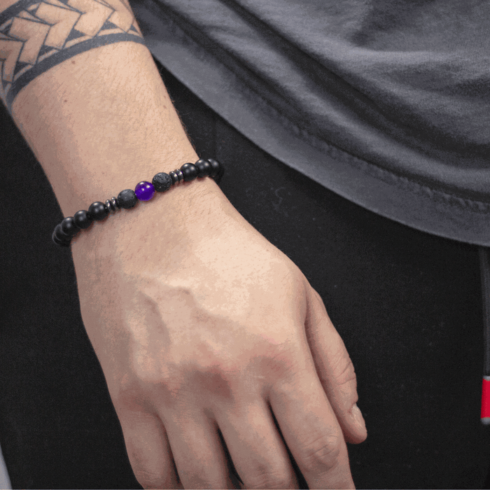 cadeau homme 30ans 40 ans bijou  jade mauve