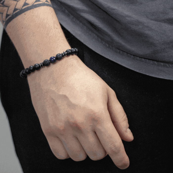 cadeau homme 30ans 40 ans bijou  lapis lazuli