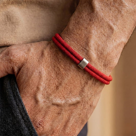BRACELET MERIDIEN - Rouge Komodo
