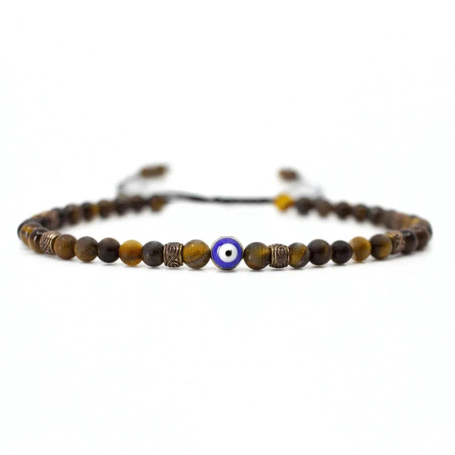 Bracelet GUARDA en pierre naturelle Œil de Tigre