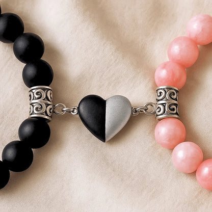 BRACELETS AMORE - Jade Rose & Onyx