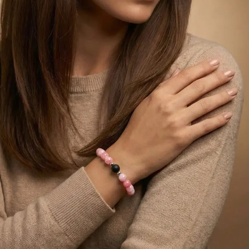 BRACELETS AMORE - Jade Rose & Onyx