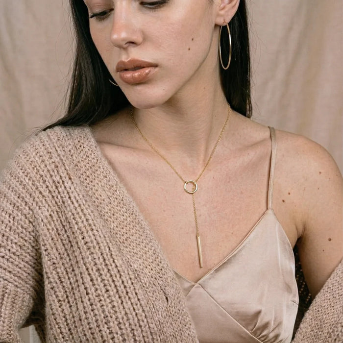 COLLIER ÉLÉGANCE - Doré Or Jaune 18k