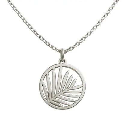 COLLIER ARECA - Argent