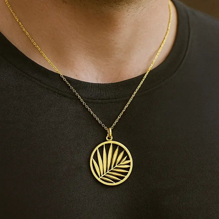 COLLIER ARECA - Or Jaune