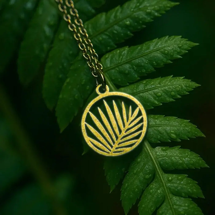 COLLIER ARECA - Or Jaune