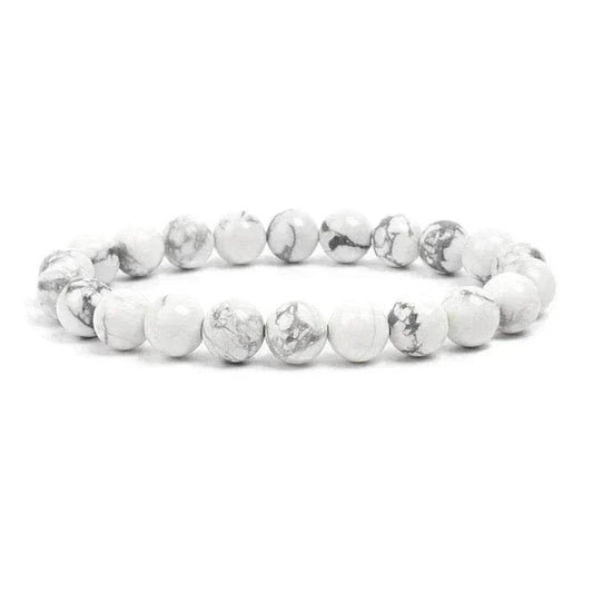 Bracelet ERA en pierre naturelle howlite
