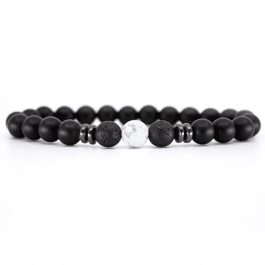 bracelet pierre naturelle 8mm Howlite