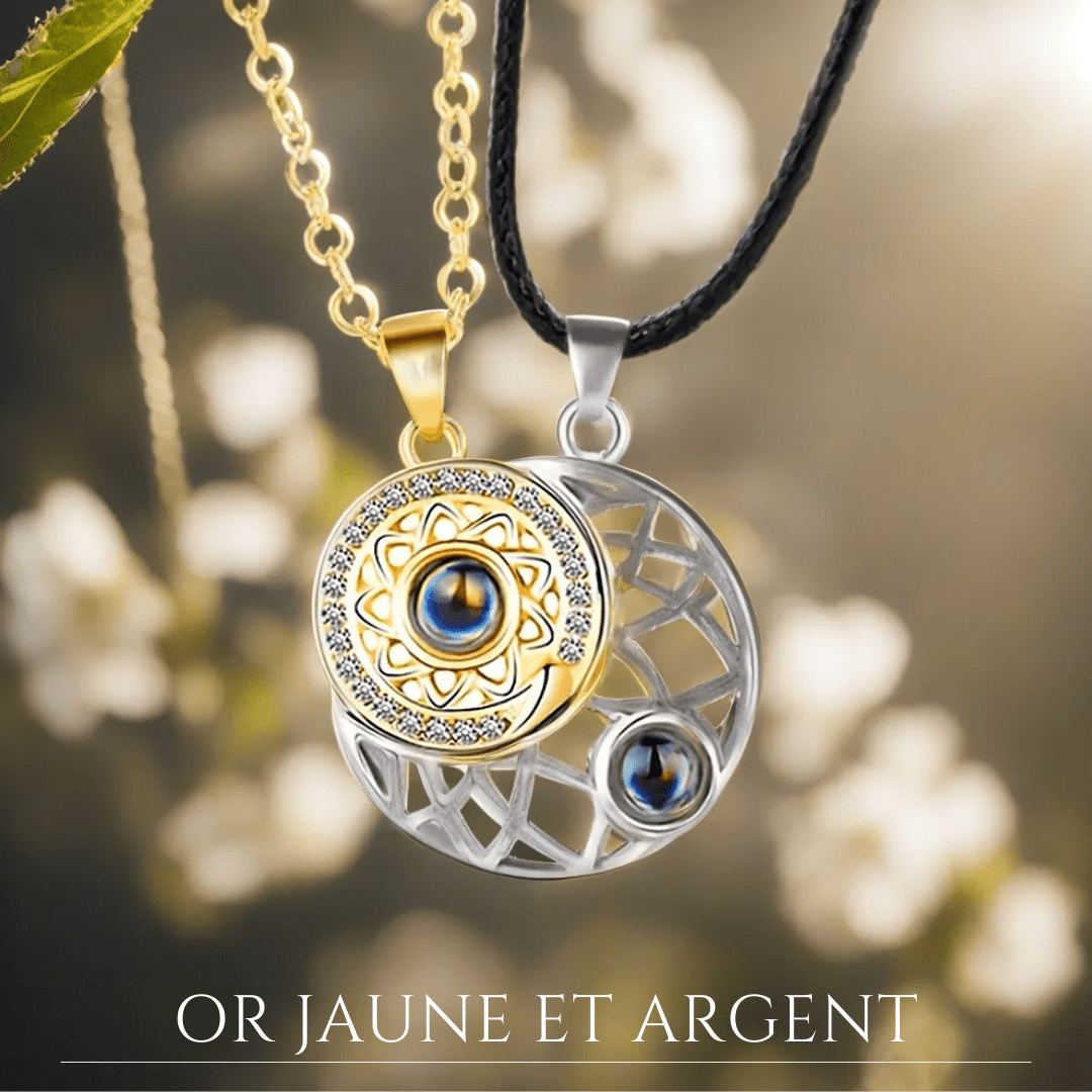 COLLIERS ASTRA - Or Jaune et Argent