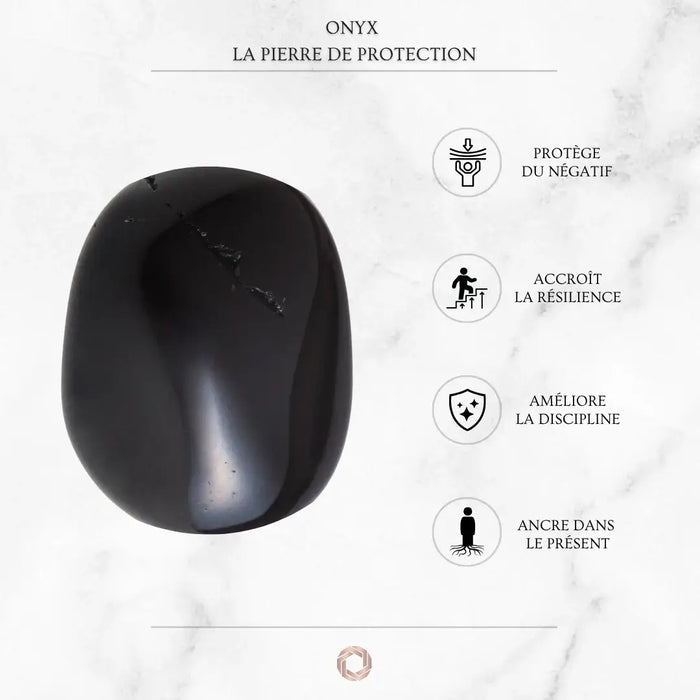 Vertus de la pierre Onyx – Protection, résilience, discipline, ancrage | Antaluna