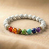 BRACELET 7 CHAKRAS - Howlite