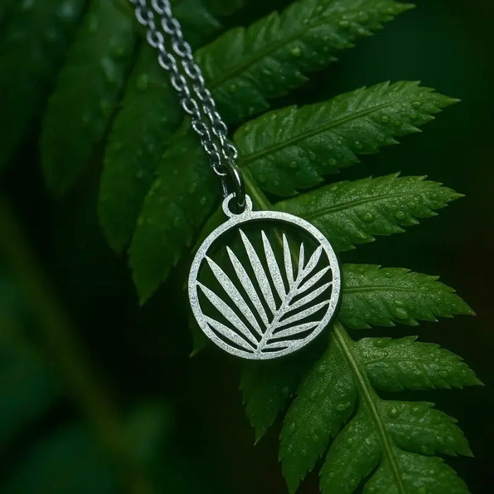 COLLIER ARECA - Argent