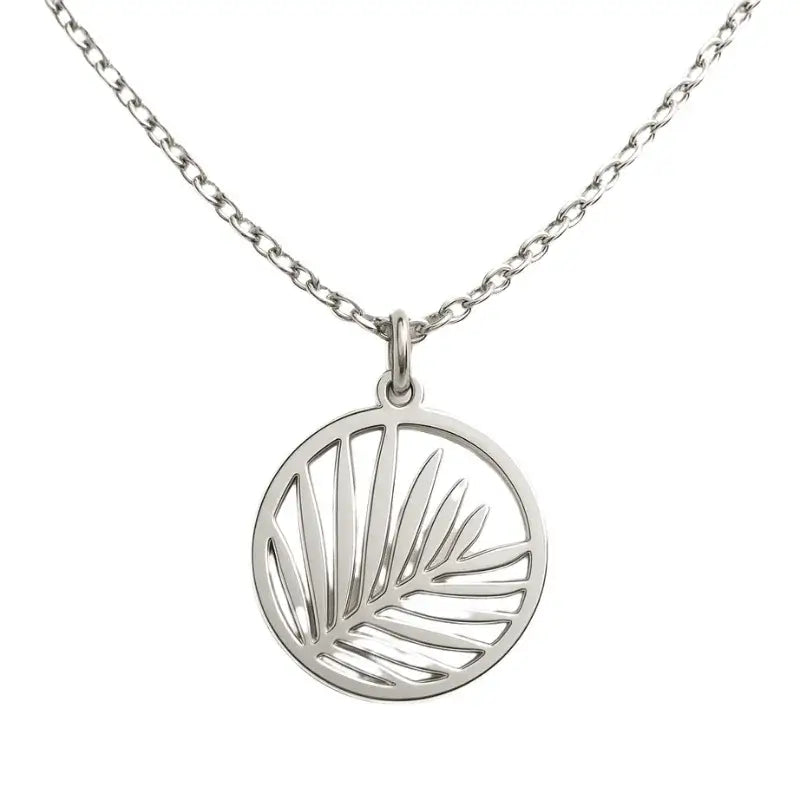 COLLIER ARECA - Argent