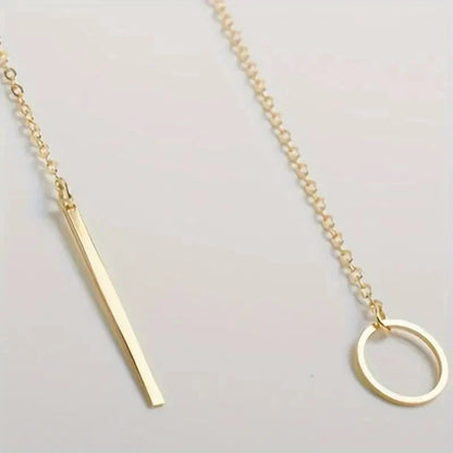 Collier doré Élégance à plat – bijou femme moderne