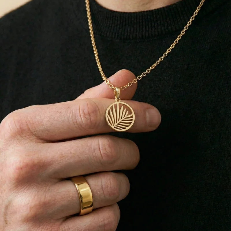 COLLIER ARECA - Doré Or Jaune 18k