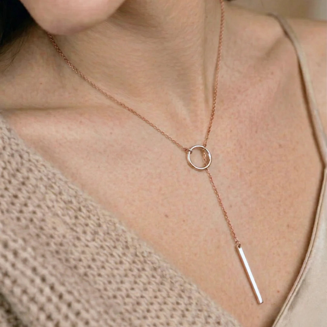 COLLIER ÉLÉGANCE - Doré Or Rose 18k