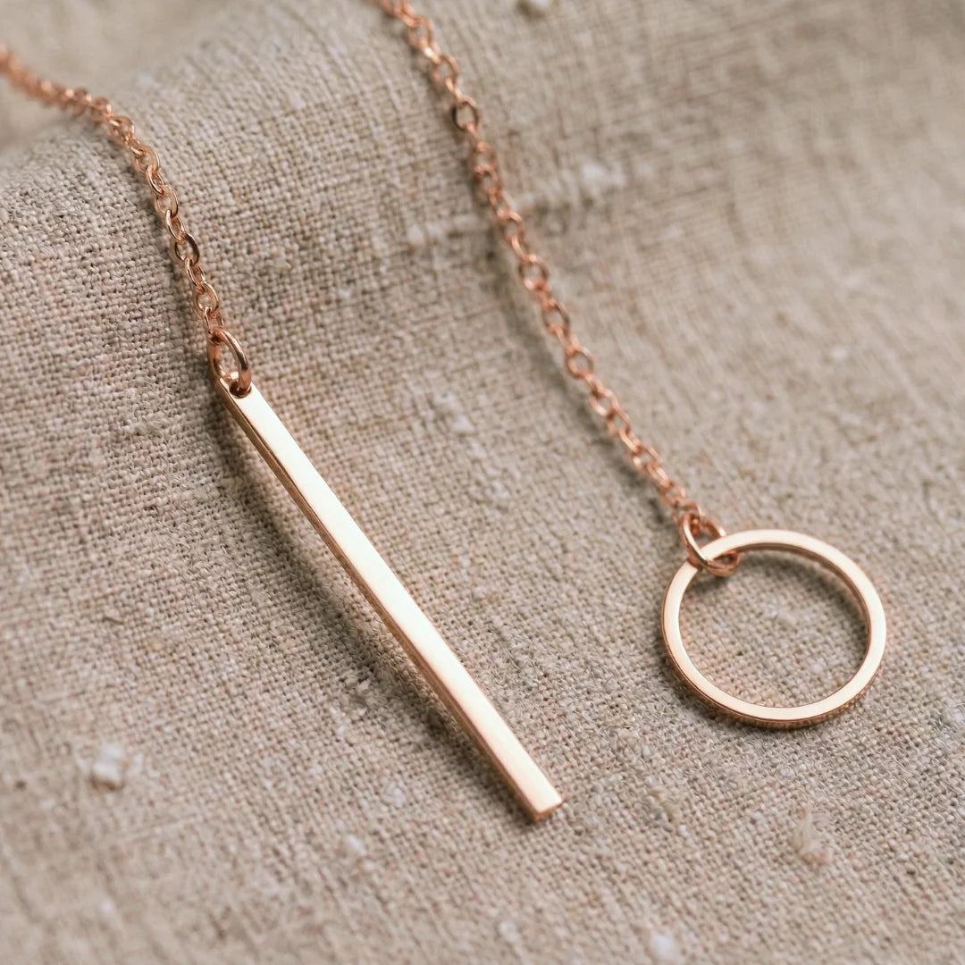 COLLIER ÉLÉGANCE - Doré Or Rose 18k