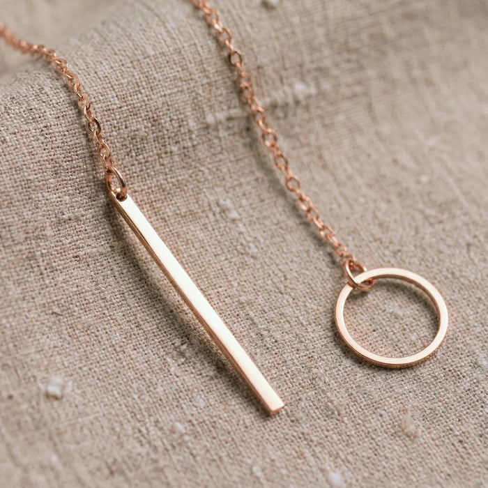 COLLIER ÉLÉGANCE - Doré Or Rose 18k