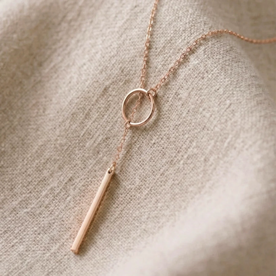 COLLIER ÉLÉGANCE - Doré Or Rose 18k