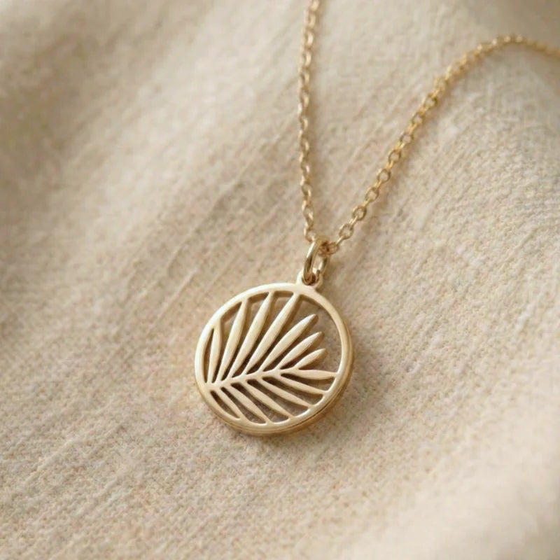 COLLIER ARECA - Doré Or Jaune 18k