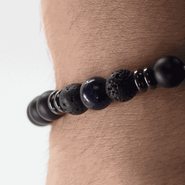 bracelet pierre naturelle homme lapis lazuli