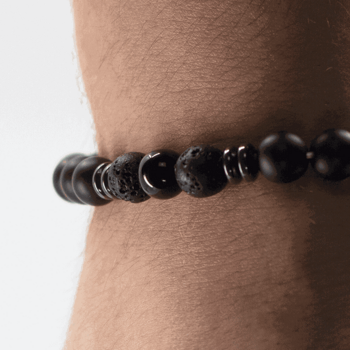 bracelet pierre naturelle homme Onyx