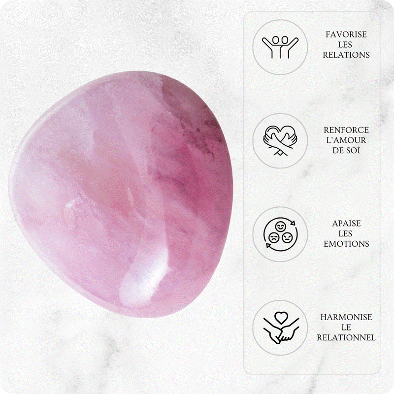 Pierre Jade rose – amour inconditionnel, tendresse et paix intérieure