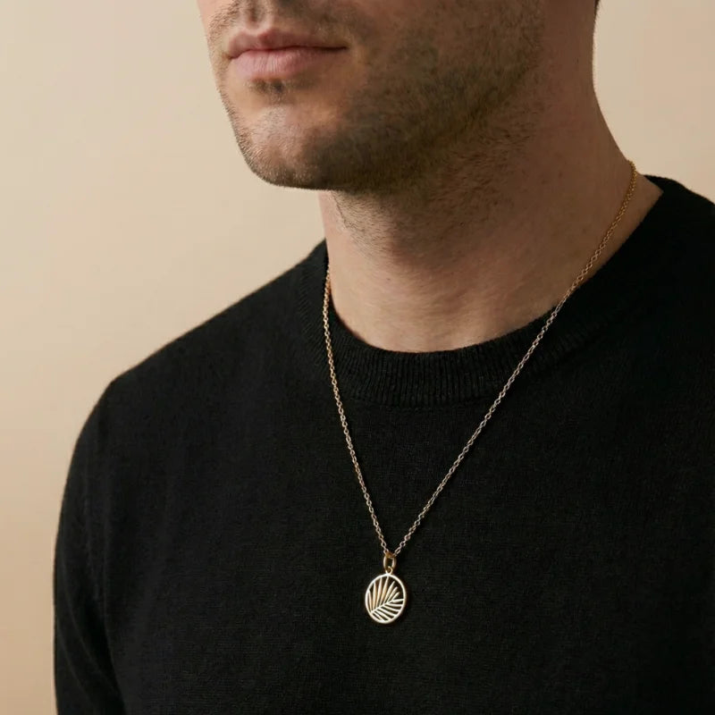 COLLIER ARECA - Doré Or Jaune 18k