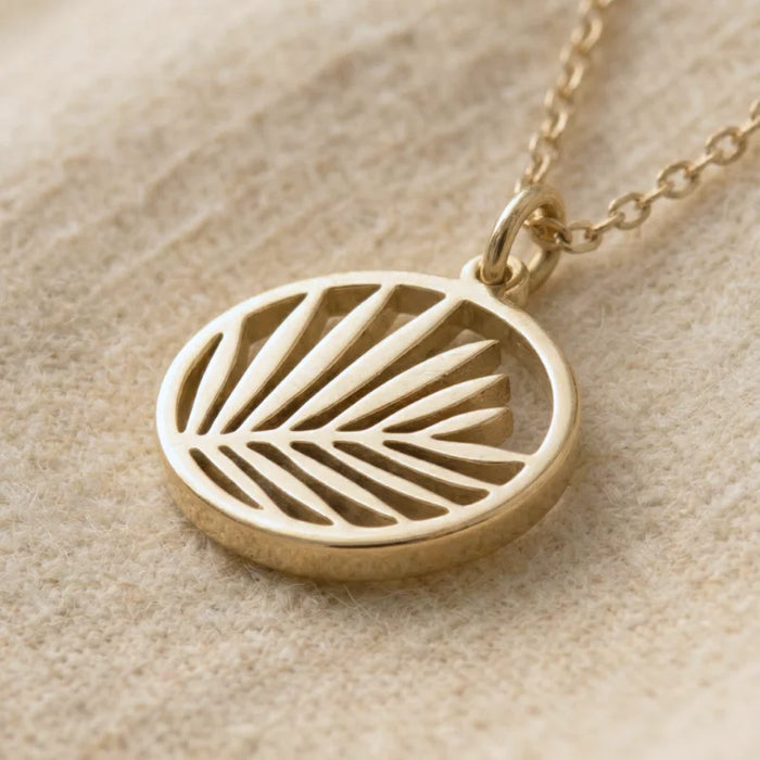 COLLIER ARECA - Doré Or Jaune 18k